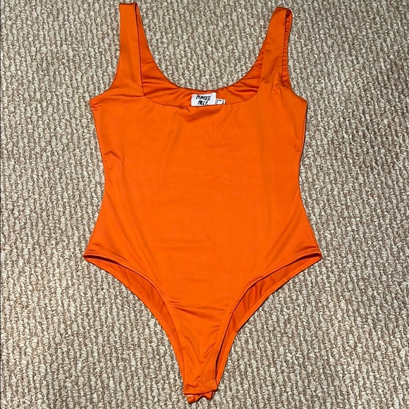 Princess Polly Tops - Princess Polly Orange Bodysuit